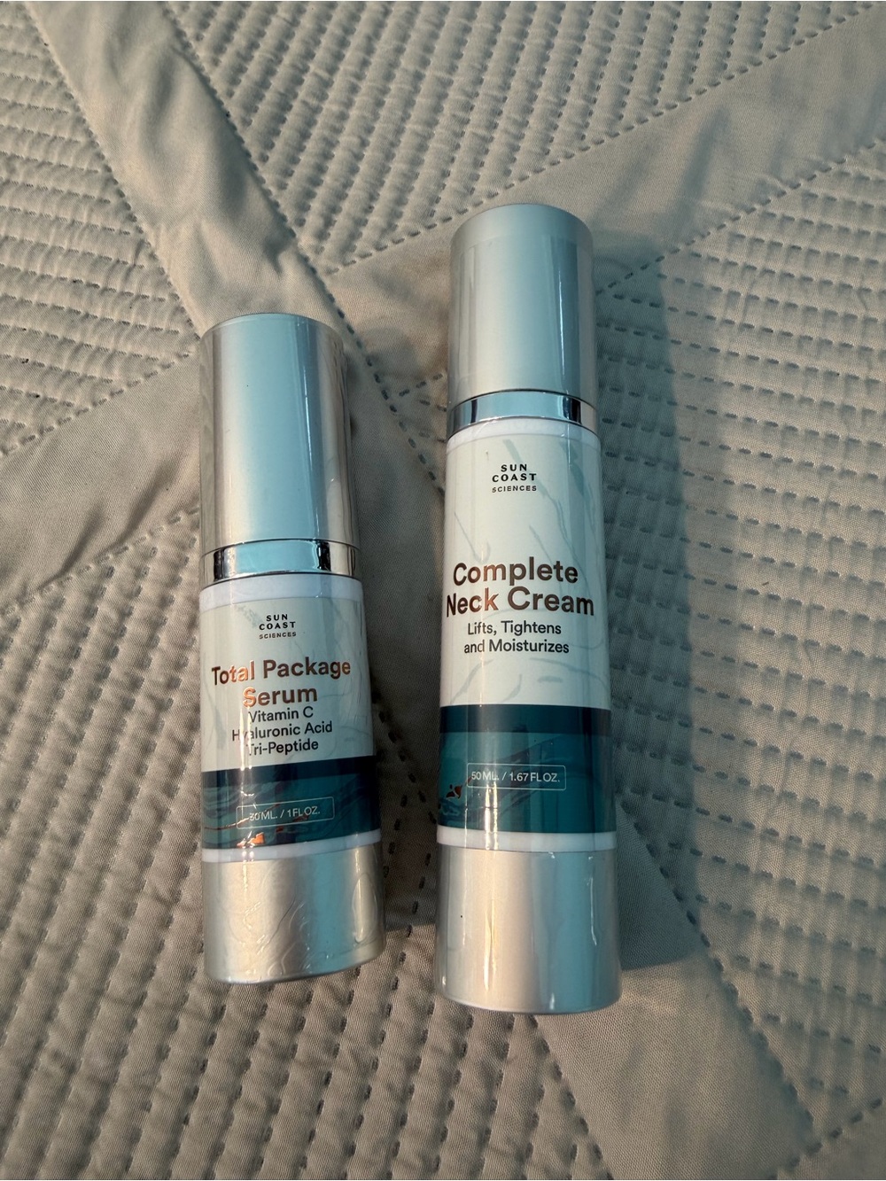 Sun Coast Sciences Total Face Serum & Neck Cream, Lifts Tightens & Moisturizes